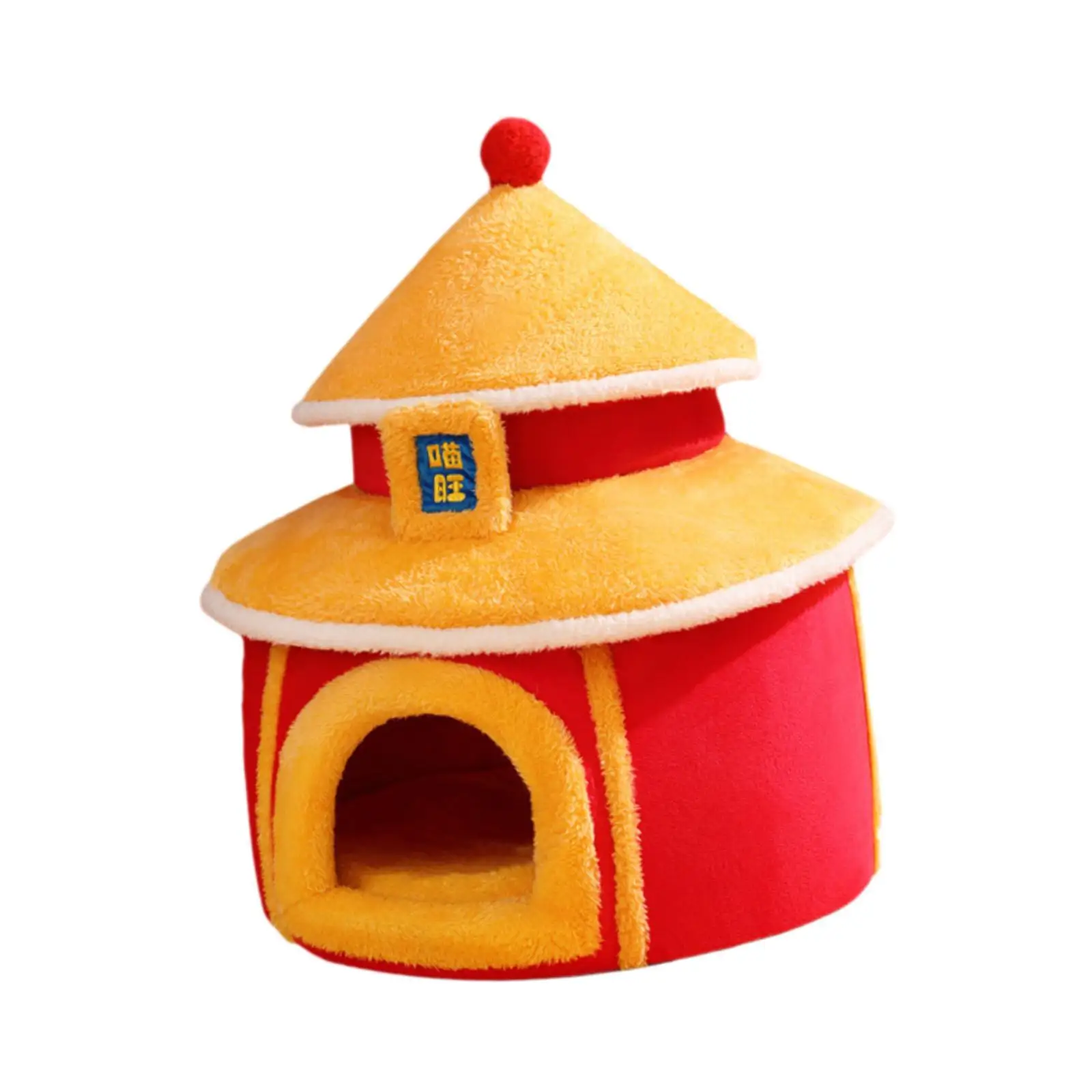 Pet Cat House Winter Warm Cat Tent Pet Supplies Pets Cave Bed Cat Bed for Indoor Cats Enclosed Cat Nest for Kitten Puppy Kitty