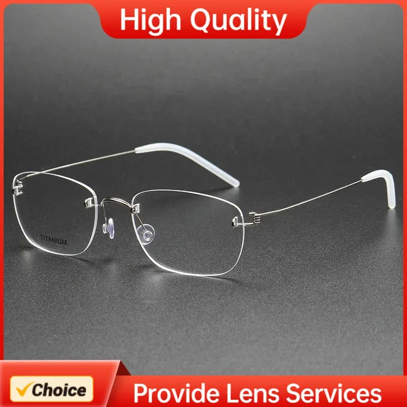 

Lindberg-Style 297 Denmark Designer Rimless Glasses Frame Air Titanium Rim Eyeglasses Women's Eyewear China Manufacture