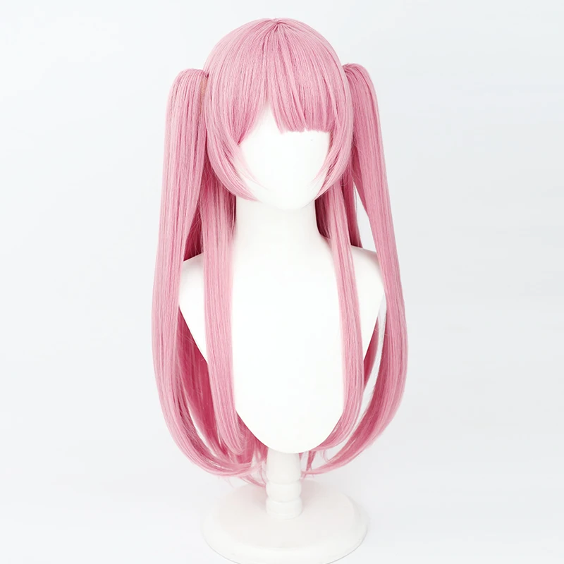 Virtual YouTube Vtuber Rosemi Lovelock Cosplay Wig Halloween Carnival Party Props Synthetic Hair Heat Resistant Fiber + Wig Cap