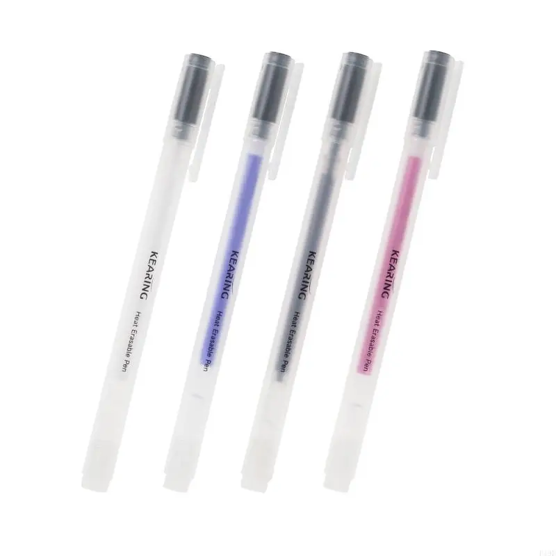 Heat Erasable Pens for Fabric Heat Vanishing Pen Fabric Marking Pens Fabric Markers for Sewing DIY Dressmaking Fabrics F19E