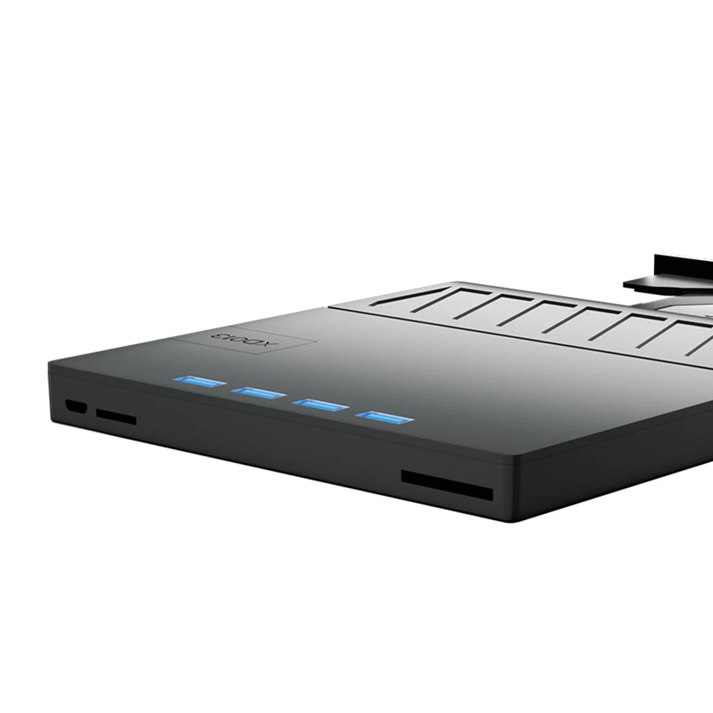 7 in 1 USB 3.0 Type C External CD DVD RW Optical Drive w/ SD/TF Port DVD Player Burner Reader Slim Portable CD DVD Player for PC
