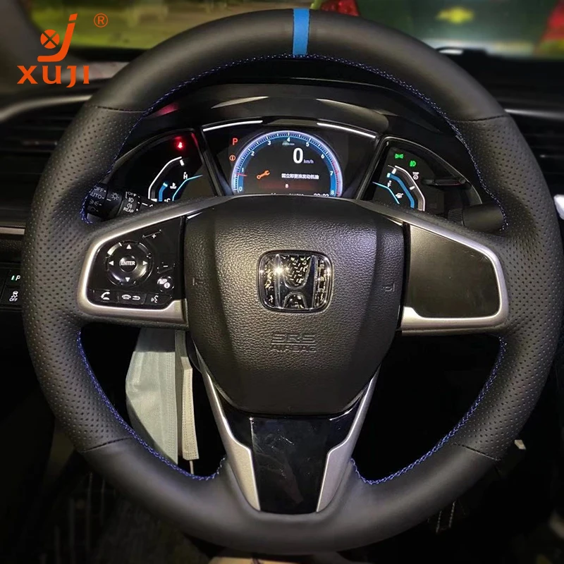 

Для Honda CRV телефон 2017-2019 четкость 2016-2018 Civic 10 2016-2019 ручная строчка из натуральной кожи