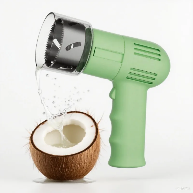 

Автоматическая открывалка для кокосов, электрическая открывалка для кокосов, инструмент, быстрый и эффективный дырокол для кокосов, машина для открывания кокосов