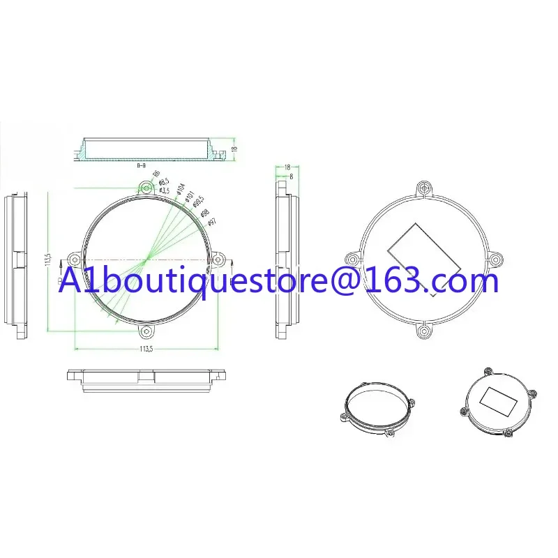 Caixa de sensor geomagnético de estacionamento inteligente, caixa de nylon N71