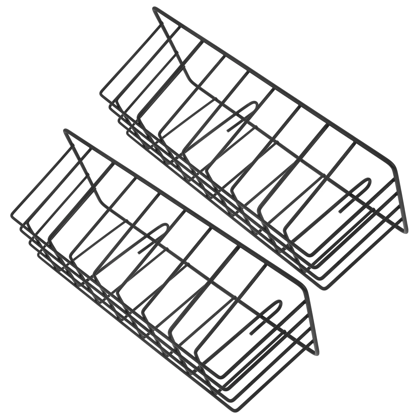 

2 Pcs Dispenser Rabbit Hay Feeder Pet Food Basket Wrought Iron Chinchilla Racks