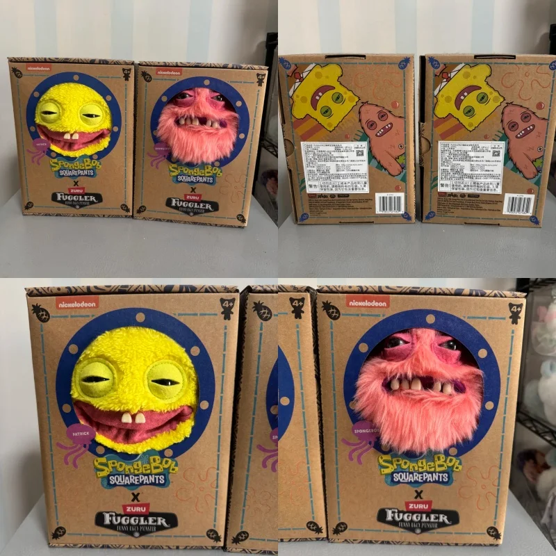 

Подлинная серия Fuggler Губка Боб Квадратные штаны, плюшевые игрушки, забавные уродливые монстры, коллекционные кавайные зубные монстры, плюшевые куклы, игрушки