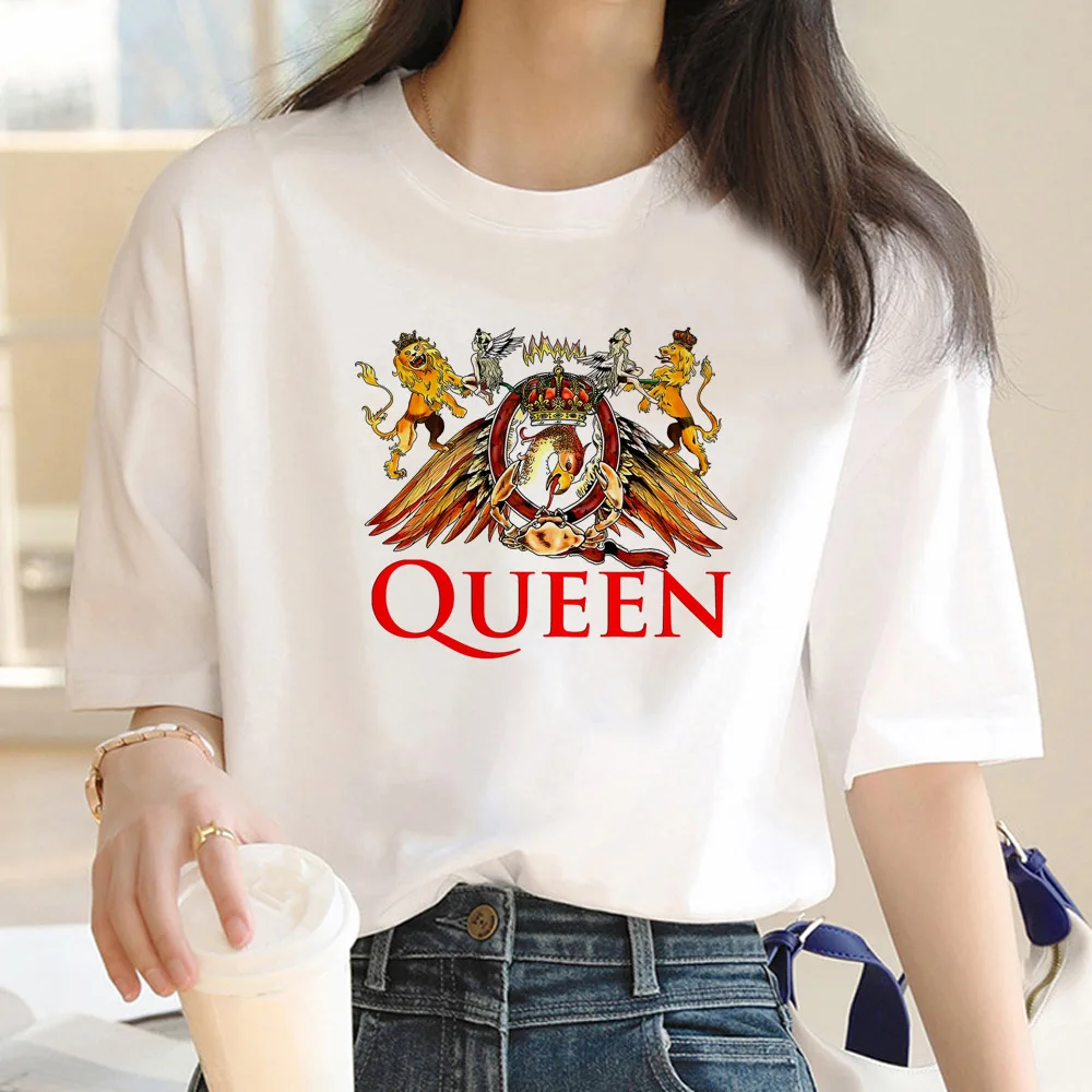 

Queen tshirt women graphic comic Y2K Tee girl graphic funny anime clothes