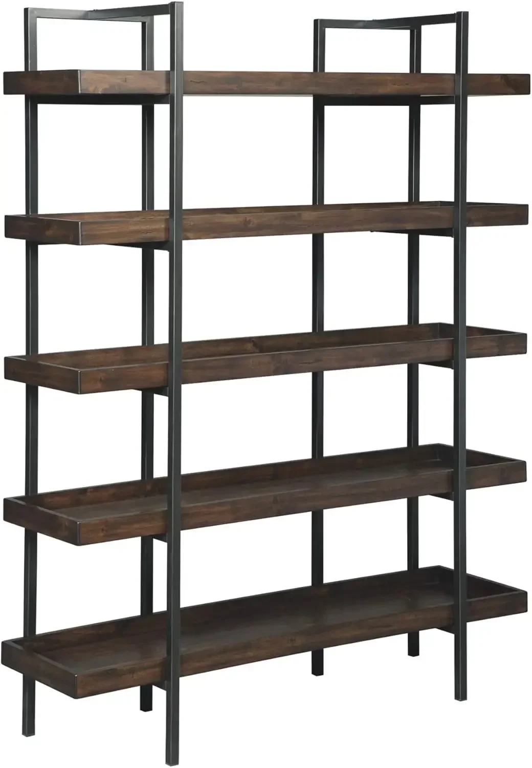 

Starmore Urban Industrial 76" Bookcase with 5 Fixed Shelves