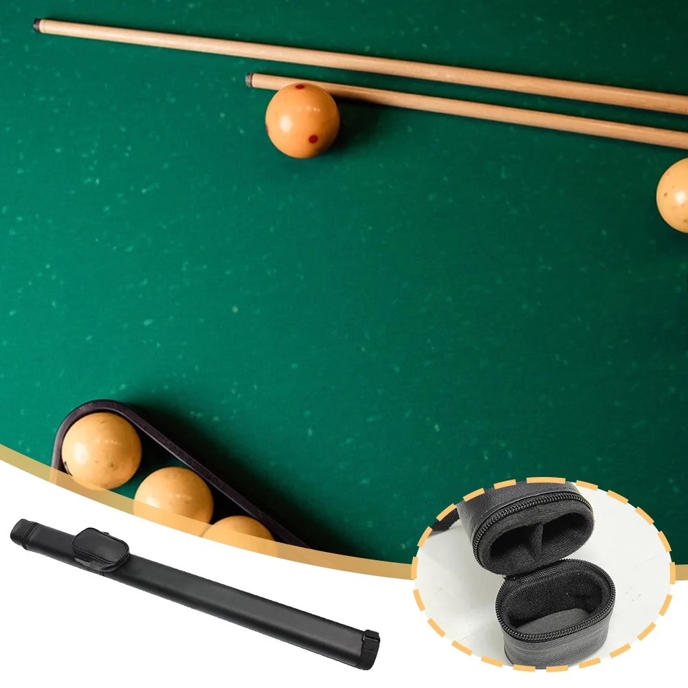 

Portable Baseball Bat Bag Stick Cover Leather Stick Rod Carry Bag Pool Cue Stick Carrying Bag for 1/2 Snooker Billiard