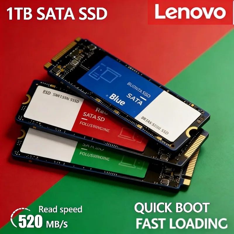 

Lenovo SATA 2280 New Solid State Drive M.2 High Speed Hard Drive SSD1TB2TB4TB High-Speed Internal Storage Upgrade