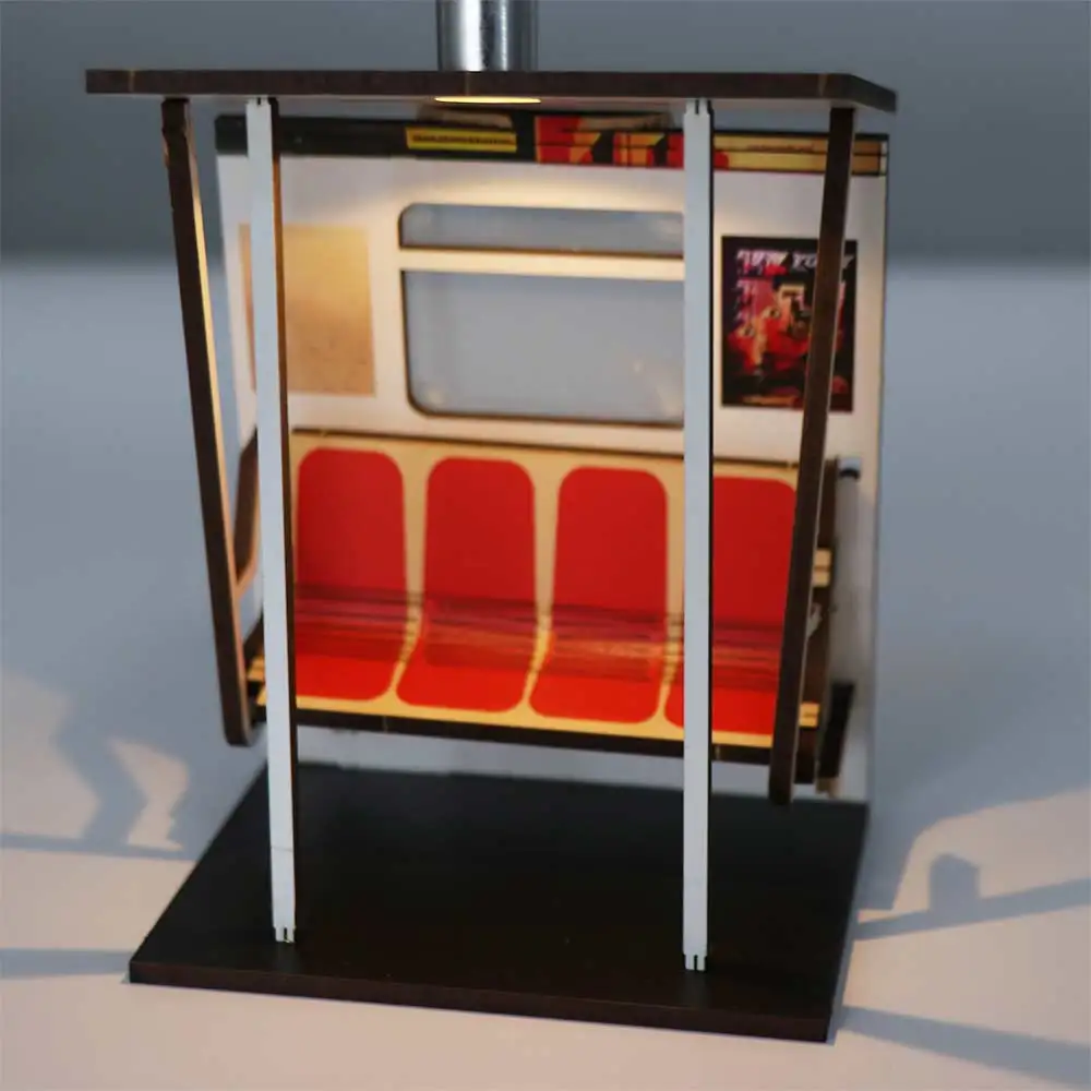 LED Night Light Subway Train Light Unique Design Creative Design Train Table Lamp Personalized Decor Desk Decor