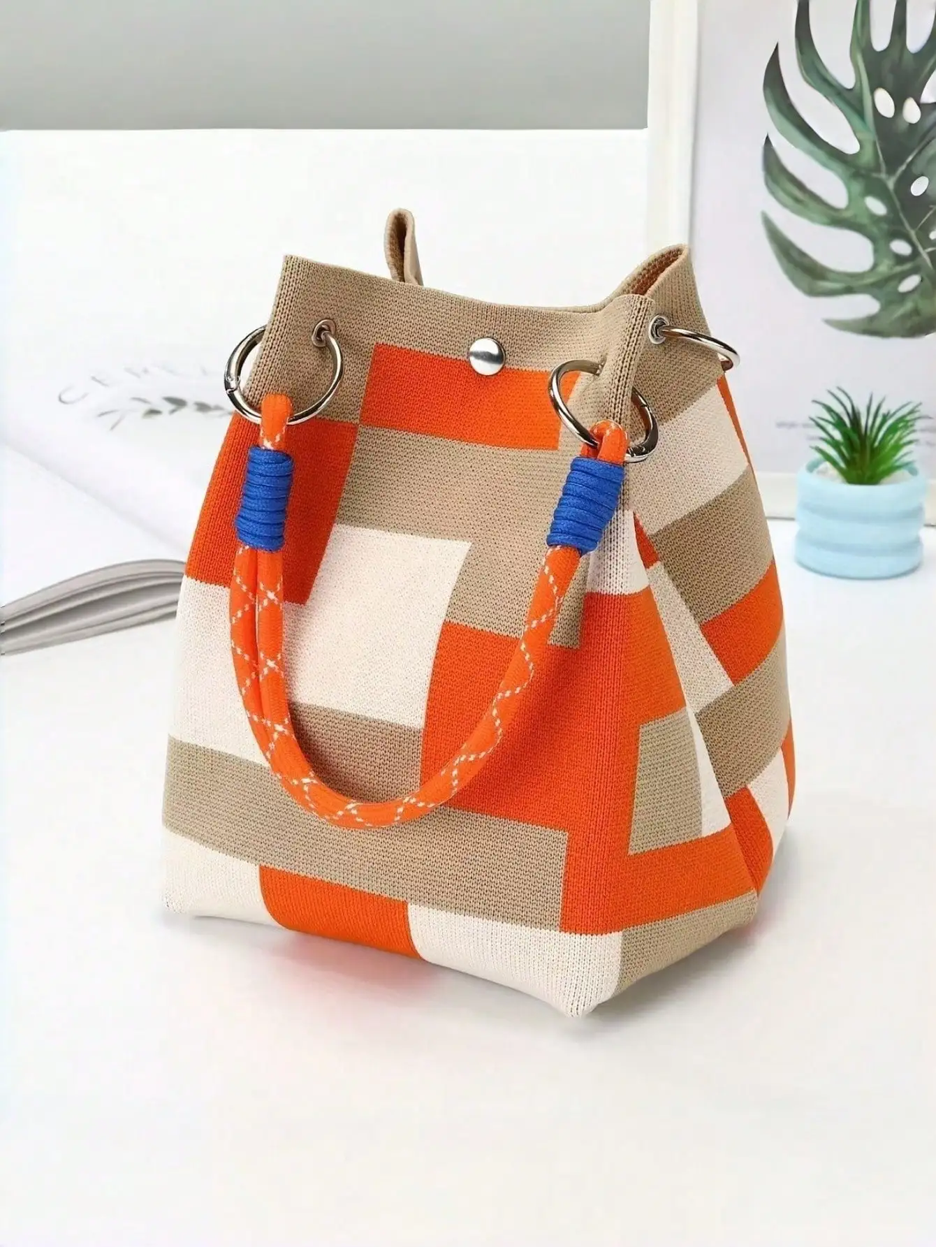 

New Fashion Women's Handbag - Multi Functional Shoulder Backpack With Safety Buckle Design, Large Capacity Tote Bag, Wrist Bag, Wallet, Storage Bag 2-In-1, Suitable For Travel, Outdoor, Commuting And Daily Use, Handle, Fashion Accessories, New Ins Style N
