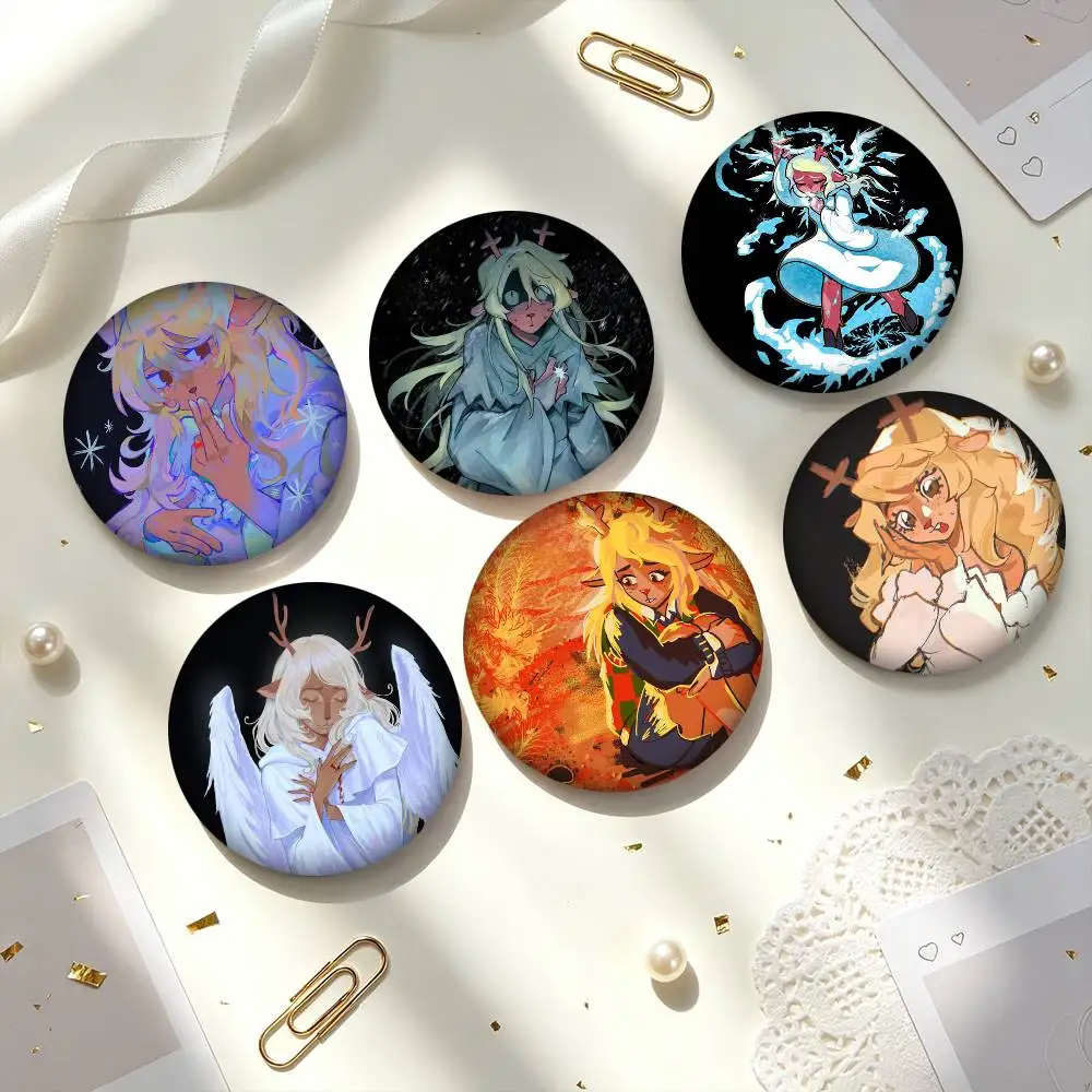 DELTARUNE DELTARUNE  25mm 32mm 44mm 58mm 75mm Brooches Badges Pins for Accessories Gift