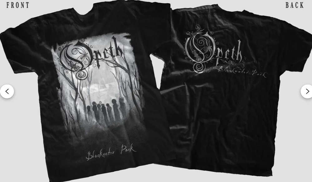 New DtgDtf printed T-shirt - OPETH -Blackwater Park- size- SMLXL2-3