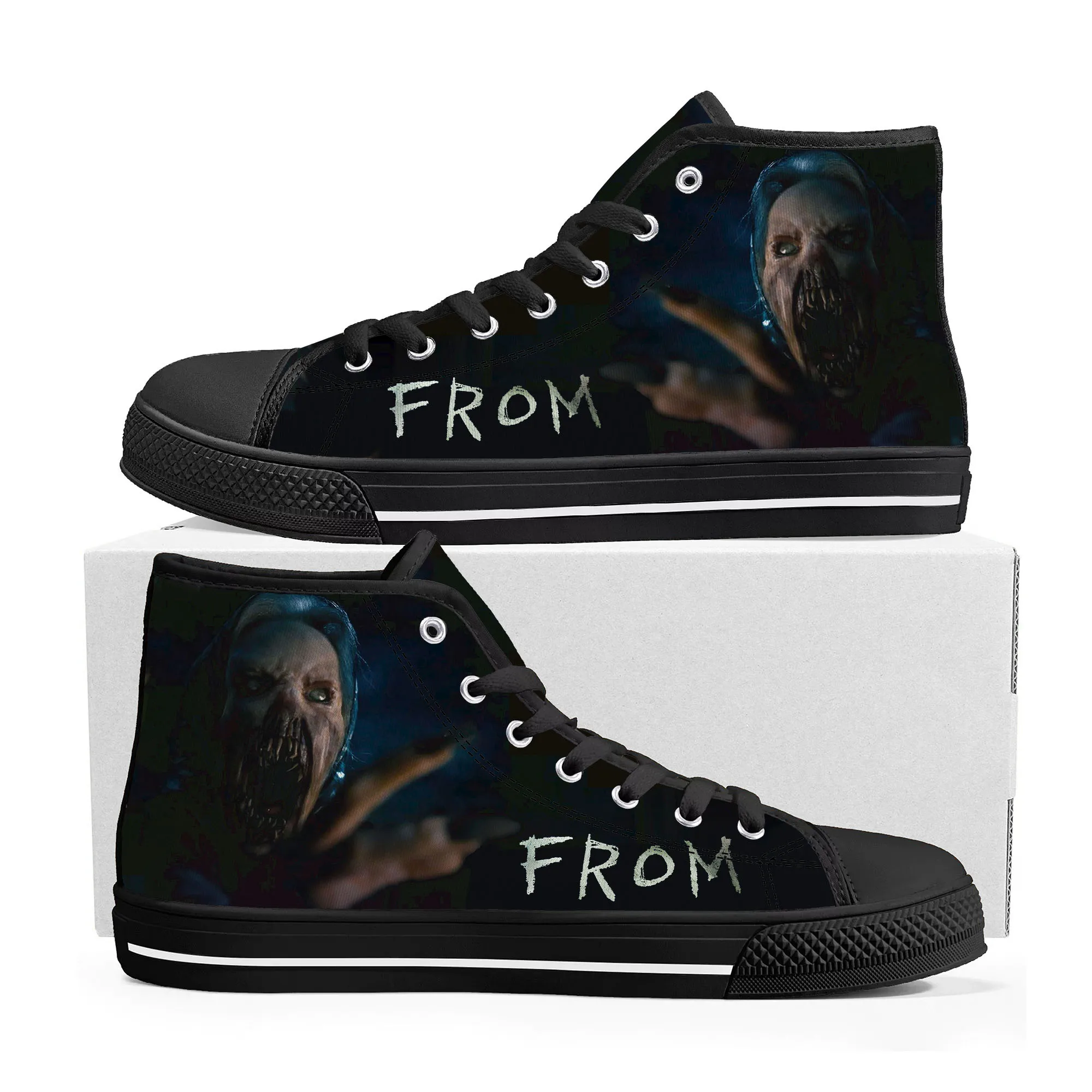 FROM TV series horror High Top High Quality Sneakers Mens Womens Teenager Canvas Sneaker Casual Custom Made Shoes Customize Shoe