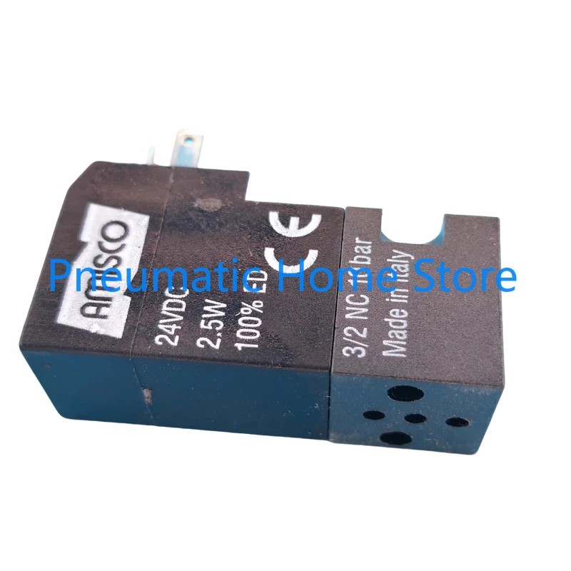 AMISCO Textile Machine Solenoid Valve 15MM Pilot Valve DC24V 2.5W 100% ED 3-2NC 10Bar Coil