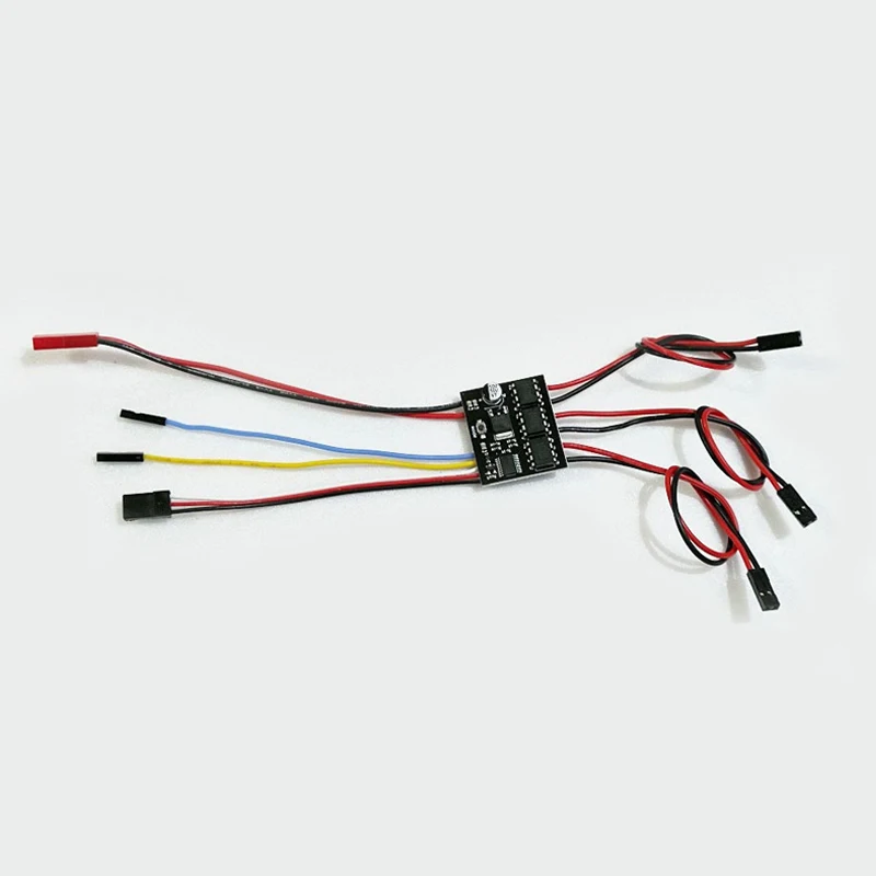

1PCS 6-14V 5Ax3 3-channel Bidirectional Brushed ESC Supports Three-wheel Omni-directional Vehicle with Overcurrent Protection
