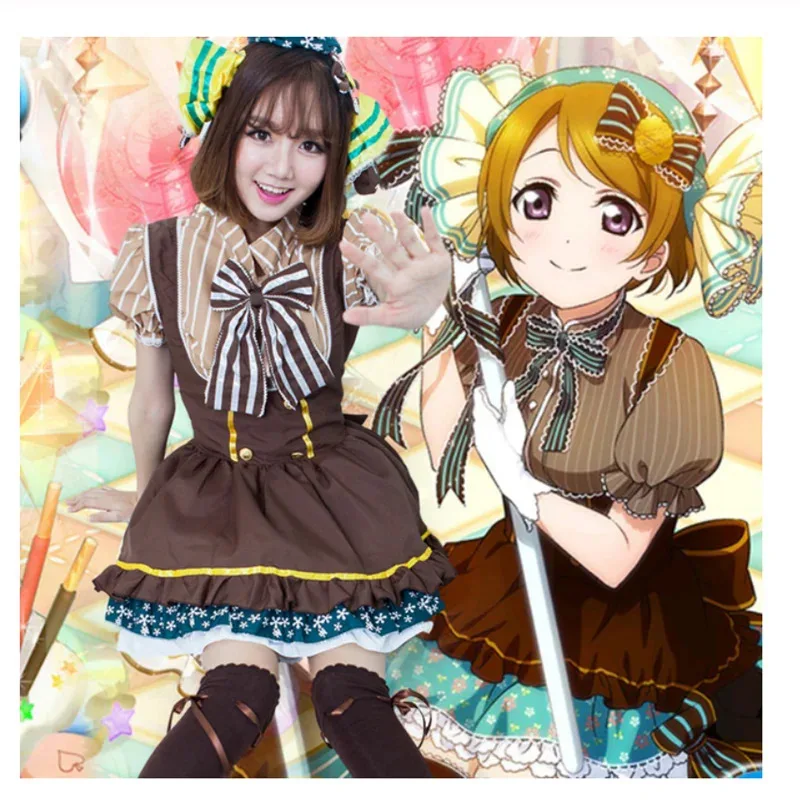 CyJapanese Anime Love Live Kotori/Nico/Tojo/Umi/E Eli/ Hanayo/Rin/Maki Candy Maid Uniform Princess Lolita Dress Косплей Костюм CyJapanese Anime Love Live Kotori/Nico/Tojo/Umi/E Eli/ Hanayo/Rin/Maki Candy Maid Uniform Princess Lolita Dress Косплей Костюм