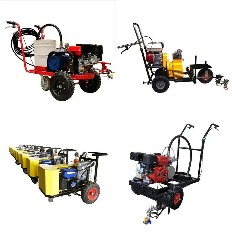 for Hand Push Road Marking Machine Parking Lot Cold Paint Line Marker Special Sale