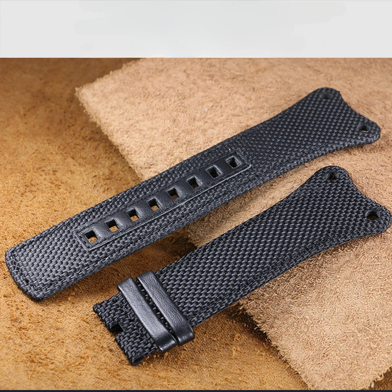 Woven Nylon Watch Strap for Ck4b381b6 | K4b381b3 | K4b384b6 High Density Knitting Canvas Cowhide Leather 30mm Accessories