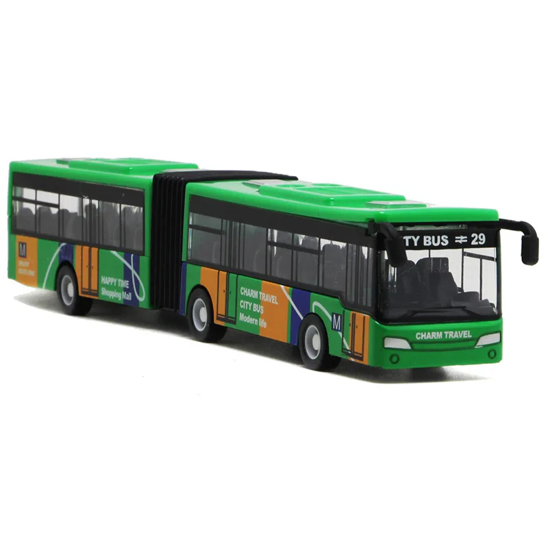 Alloy City Bus Model Vehicles City Express Bus Double Buses Diecast Vehicles Toys Funny Pull Back Car Children Kids Gifts