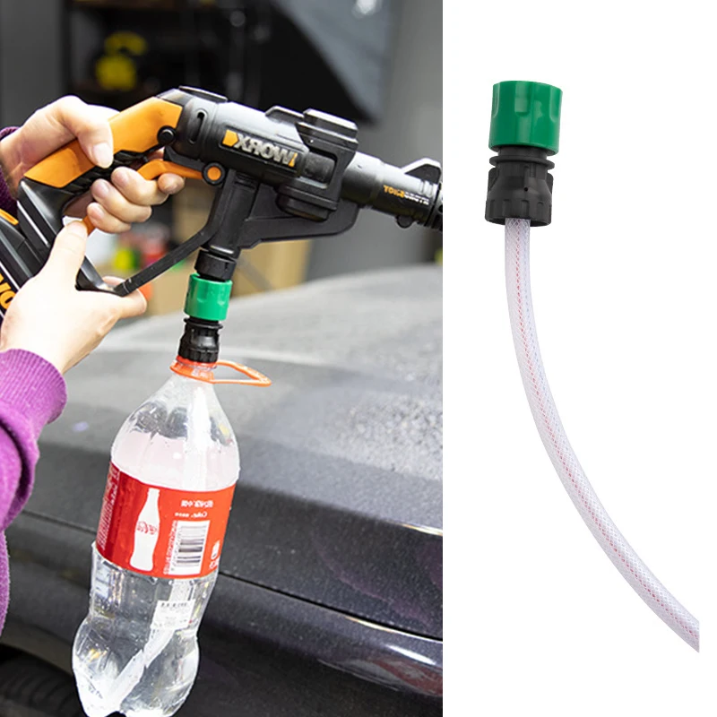 

Adapter for Lithium Battery Washer Gun with Coke Bottle High Pressure Washer Gun Hose Quick Connection Pressure Washer Adapter