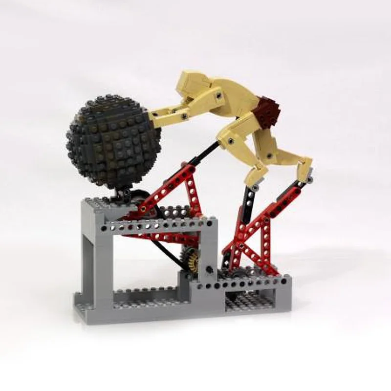 475pcs MOC Sisyphus Kinetic Sculpture Core Technical Expert Builder Model Building Blocks Toys Birthday Assemble Education Brick