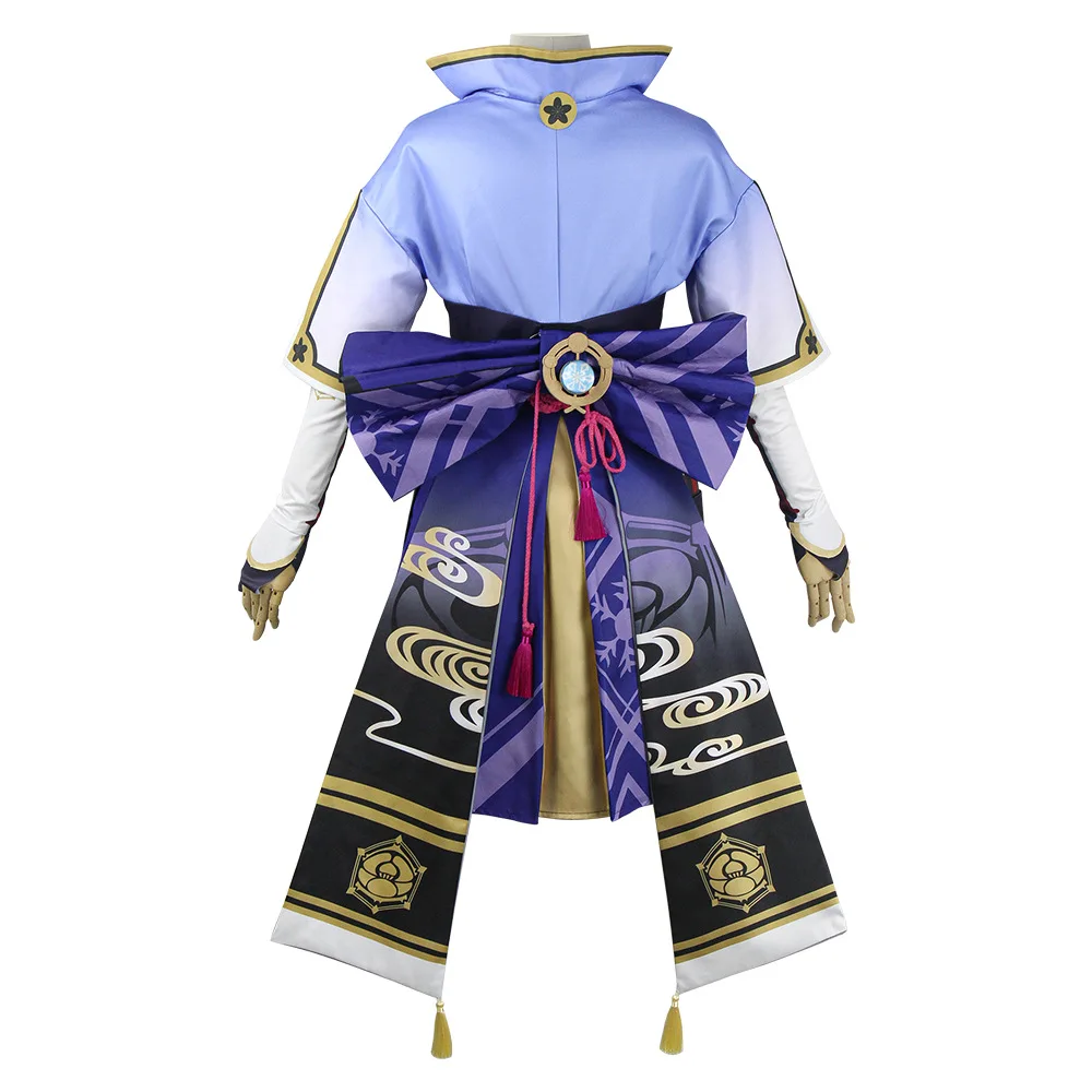 Jogo genshin impacto kamisato ayaka cosplay traje carnaval trajes de halloween feminino festa sexy vestido uniforme outfit