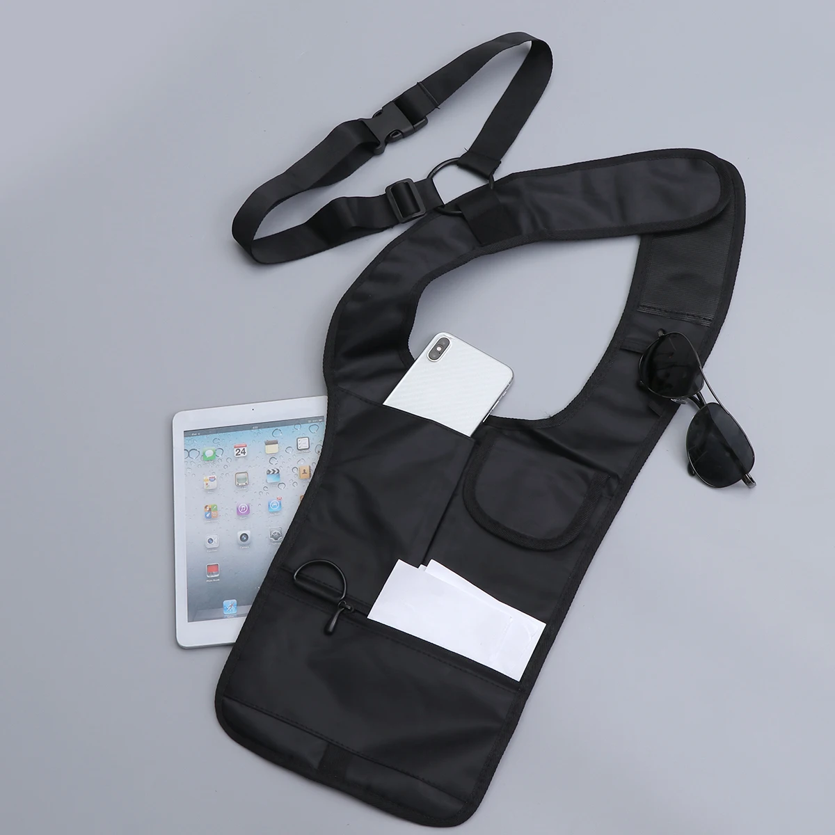 

Tactical Backpack Black Anti-theft Underarm Pouch Shoulder Phone Bag for Travel Camping Hiking Hunting Sports Gift