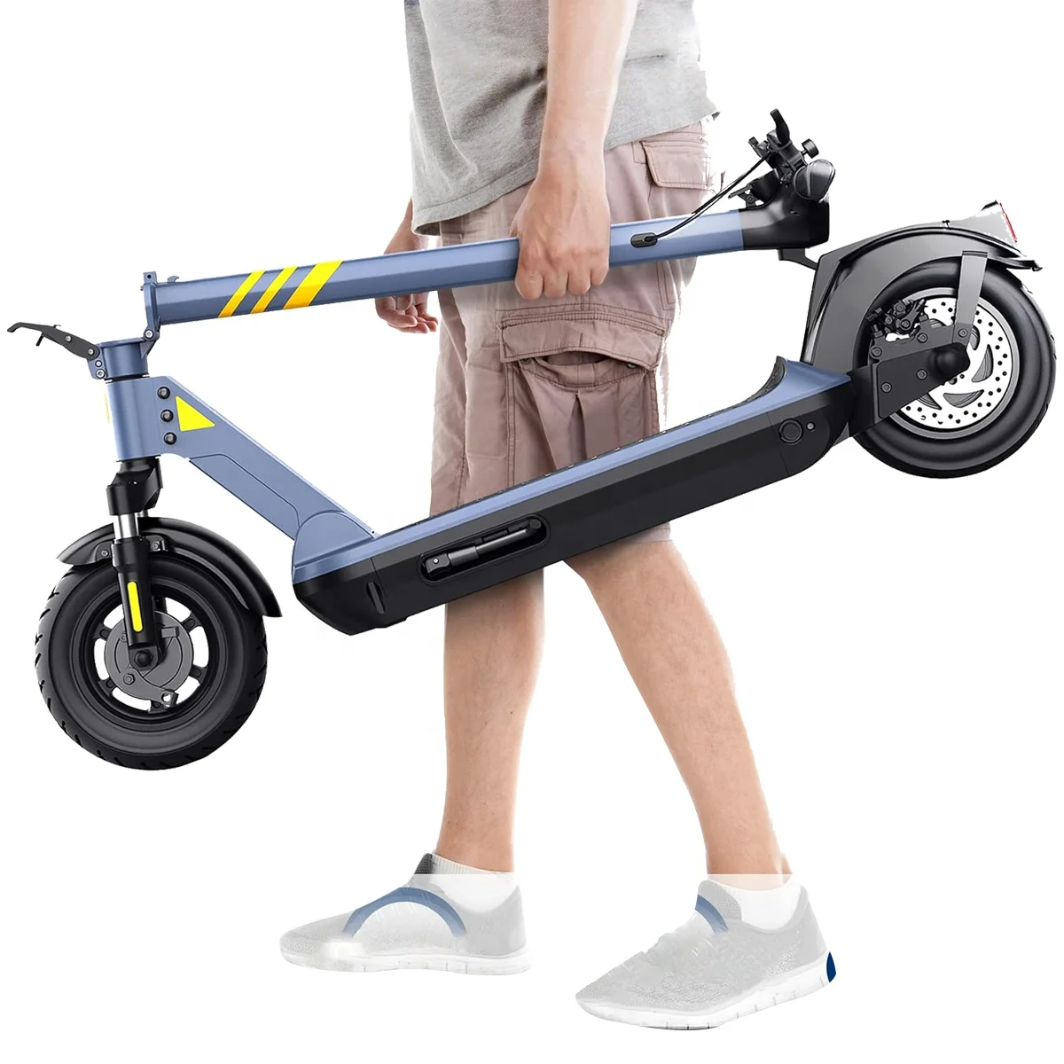 EU Warehouse Stock Flat Tire 36V Kickstand Mobility Smart Folding Electric Scooter for Adults