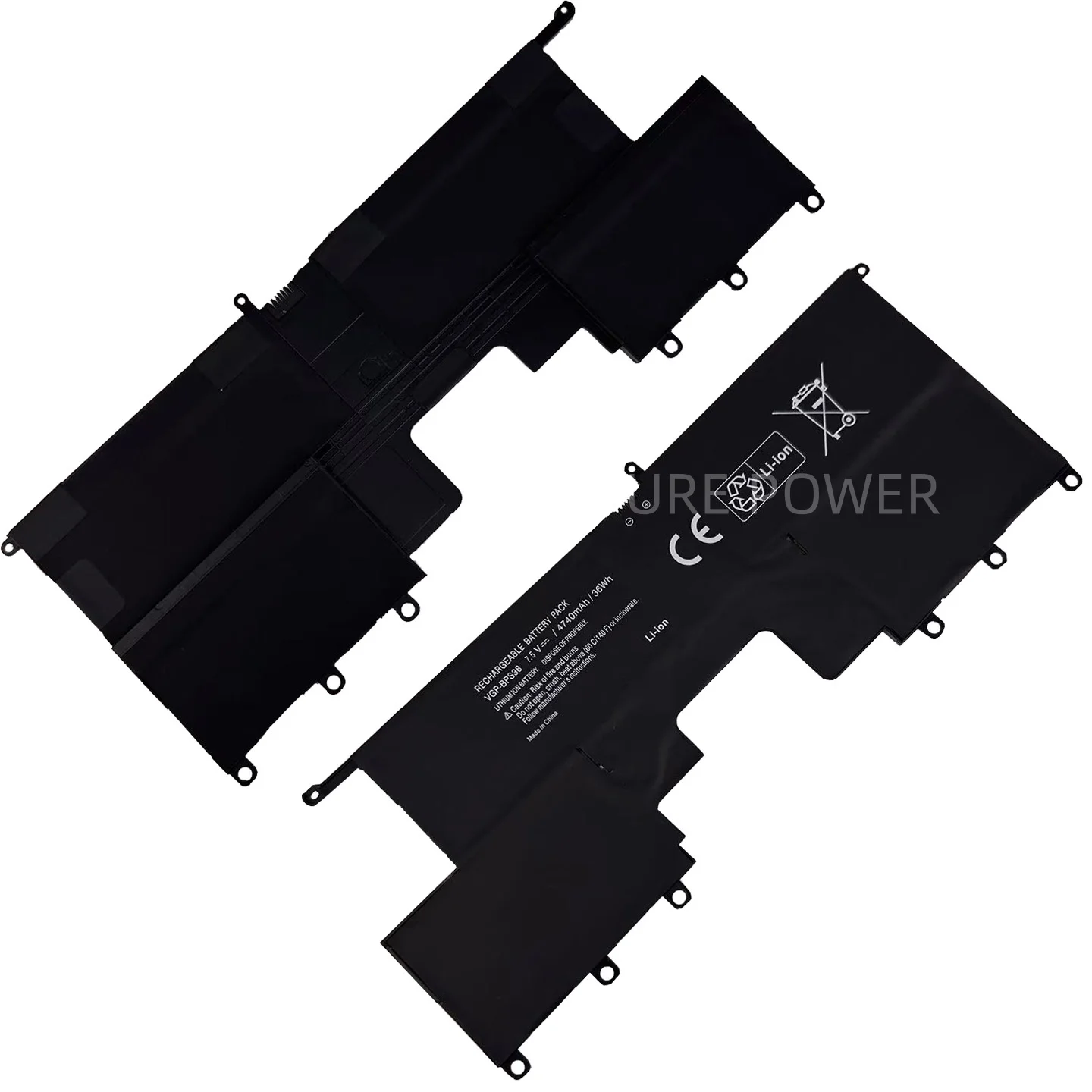 New Laptop Battery VGP-BPS38 7.5V 36WH 4740mAh High Quality For SONY VAIO PRO11 PRO13 SVP132A1CM  SVP1321BPXB SVP13216PG