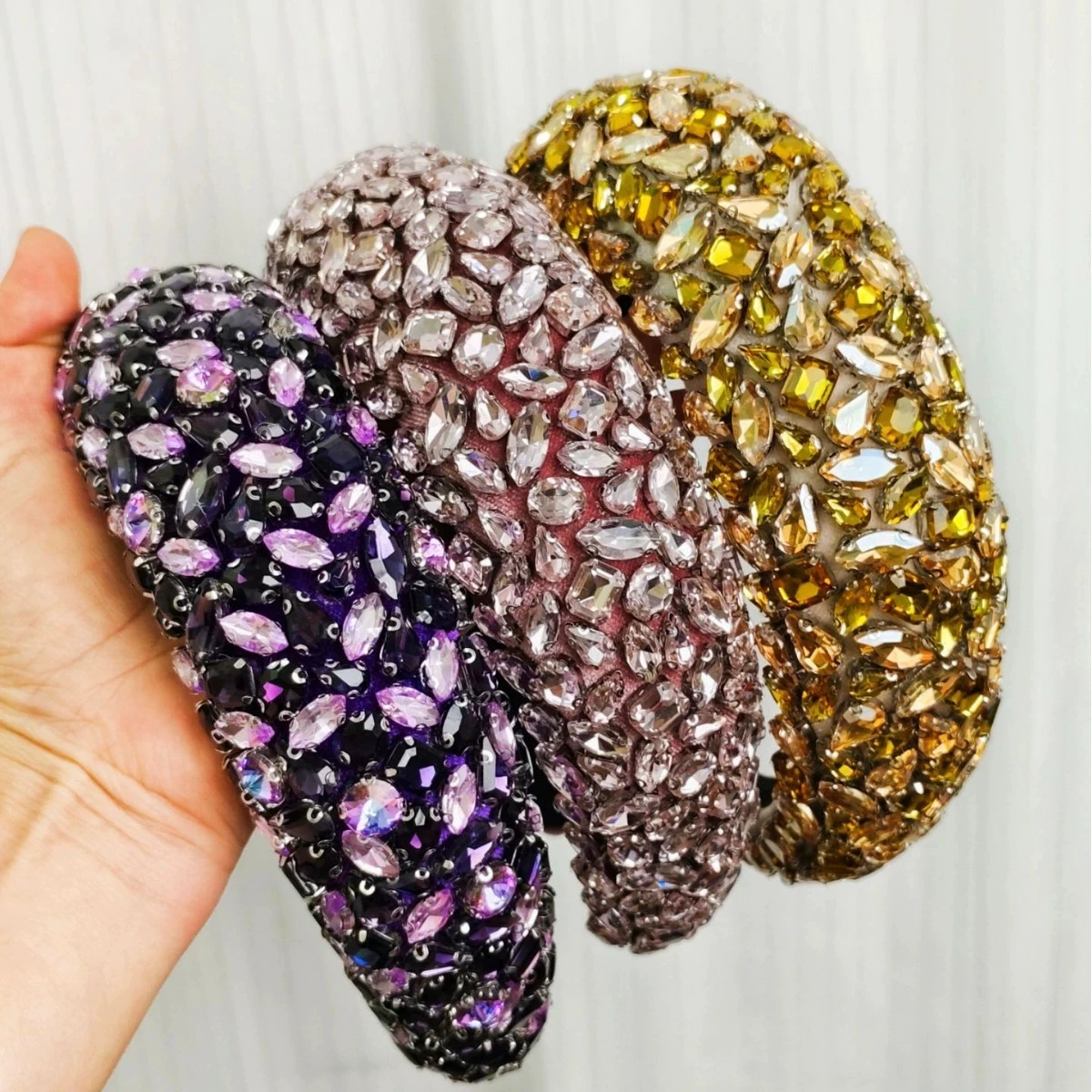 

Хрустальные повязки на голову для женщин, роскошные широкие мягкие блестящие блестящие женские повязки для волос со стразами, обруч для волос для свадьбы, выпускного вечера, украшения для волос