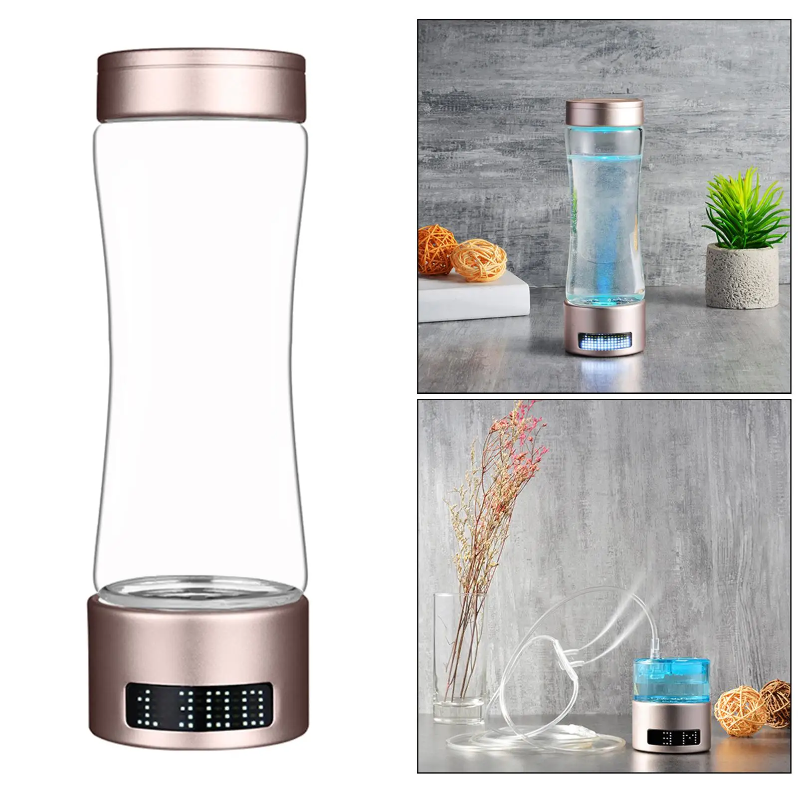 

Hydrogen Rich Water Cup USB Maker Generator Travel Water Bottle Car