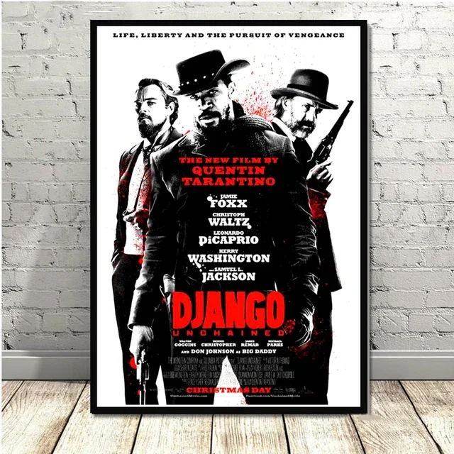 Django Unchained Quentin Tarantino Series Movie, Print Art Canvas Poster,Living Room Decor, Home Wall Picture view 6
