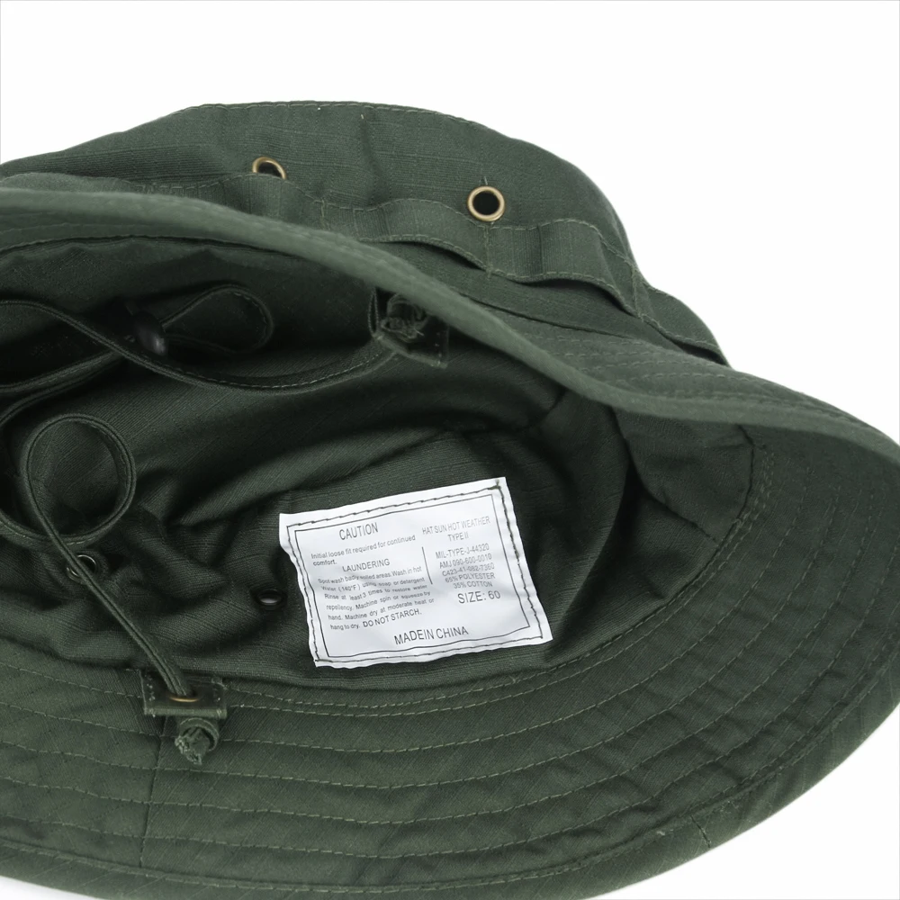 Camouflage Boonie Hut Outdoor Wandern Angeln Jagd Camo Eimer Hut Packbare Reise Sommer Strand Hut Für Frauen Und Männer – Detail 5