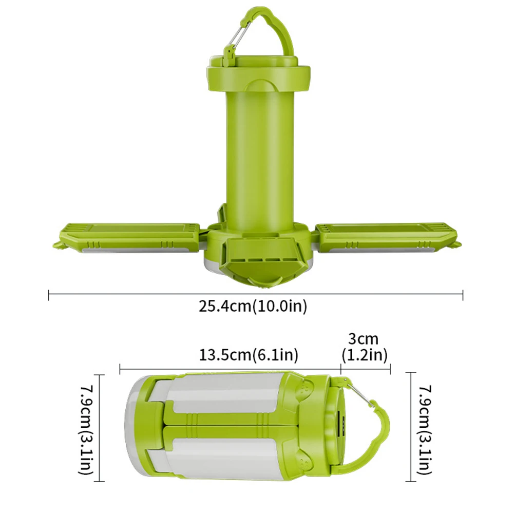 Compact Folding Lantern Outdoor Umbrella Light Approx. 7.9*13.5cm Camping Flashlight Ideal For Night Activities