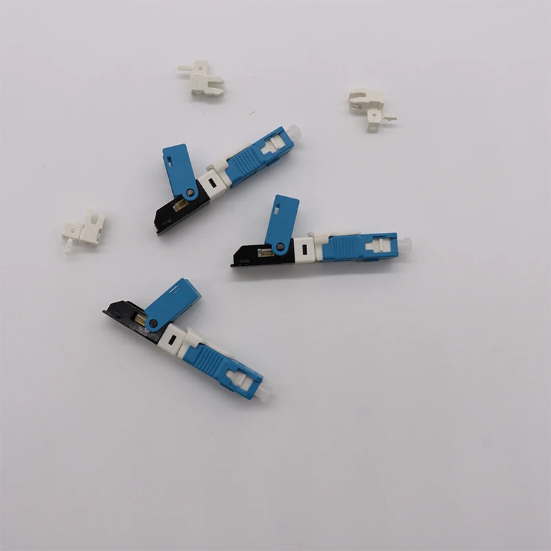 10/100/200 PCS/ Lot FTTH ESC250D Fast Connector  SC UPC Single-Mode SC APC Optical Fiber SC PC Embedded type ESC250D  Connector