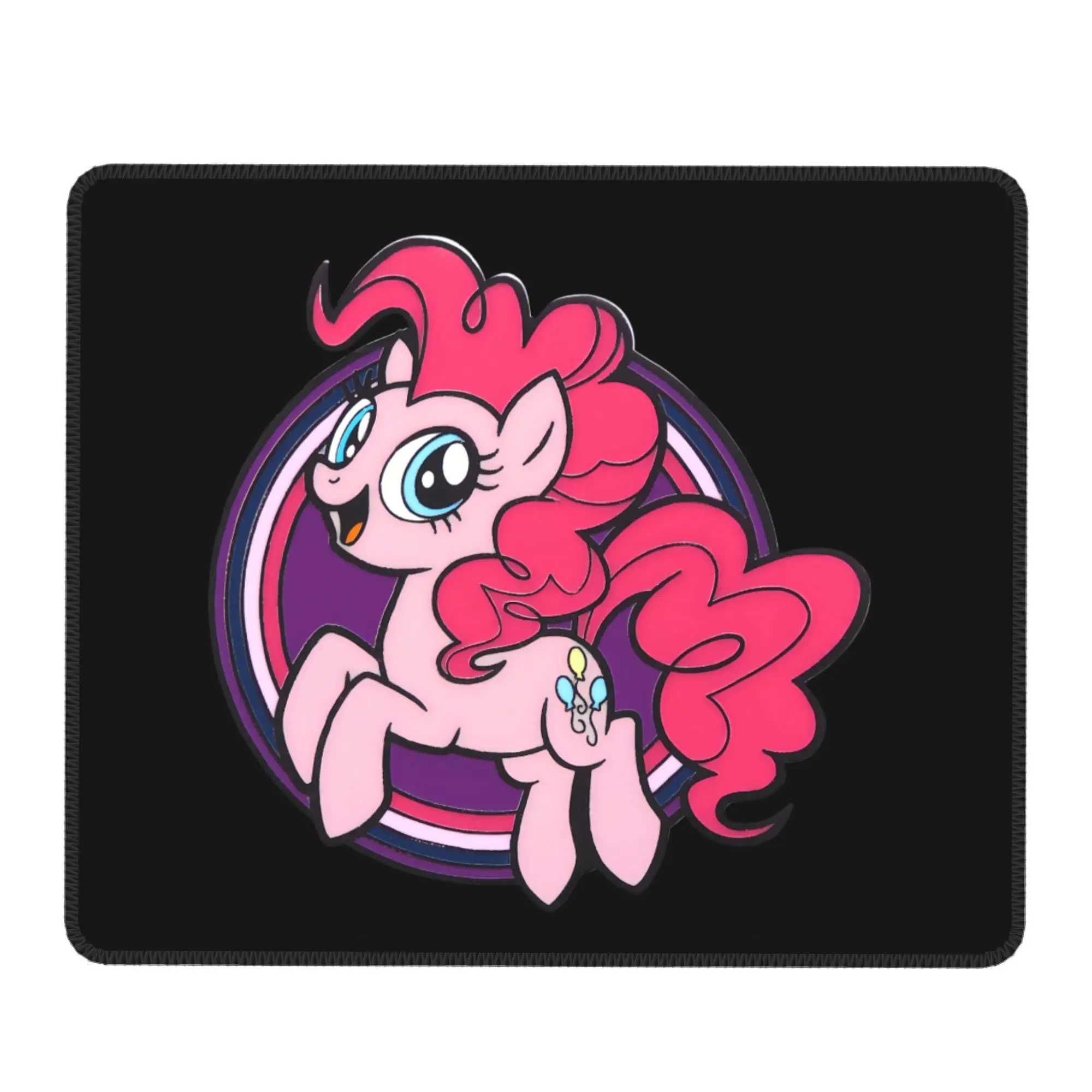 

Коврик для мыши с принтом Pinkie, аксессуары для игровых ПК, коврик для мыши с оверлоком, коврик для компьютерного стола