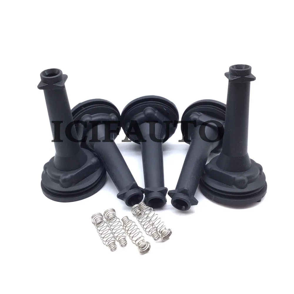 Ignition Coils Rubber Boot Pack With Spring For Volvo V50 C30 C70 S40 S60 V70 S80 Ford Mondeo Focus 6M5G-12029-AA 0221604010