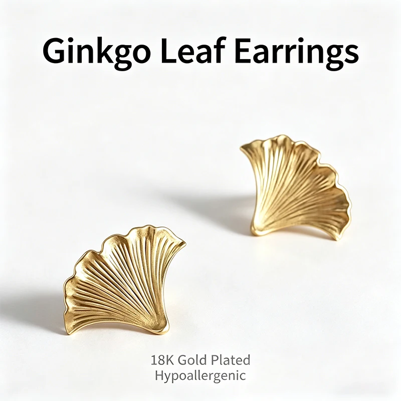 Nordic Luxury Creative Ginkgo Leaf Single Hole Handles Brass Gold Decorative Knobs for Cabinet Drawer Wardrobe Door Furniture