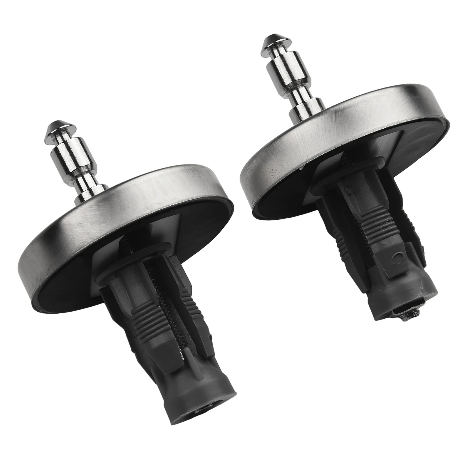 Quick Fitting Toilet Seat Hinges, Soft Release, Heavy Duty, Pair Top Close Mechanism, Durable Material, Universal Fit