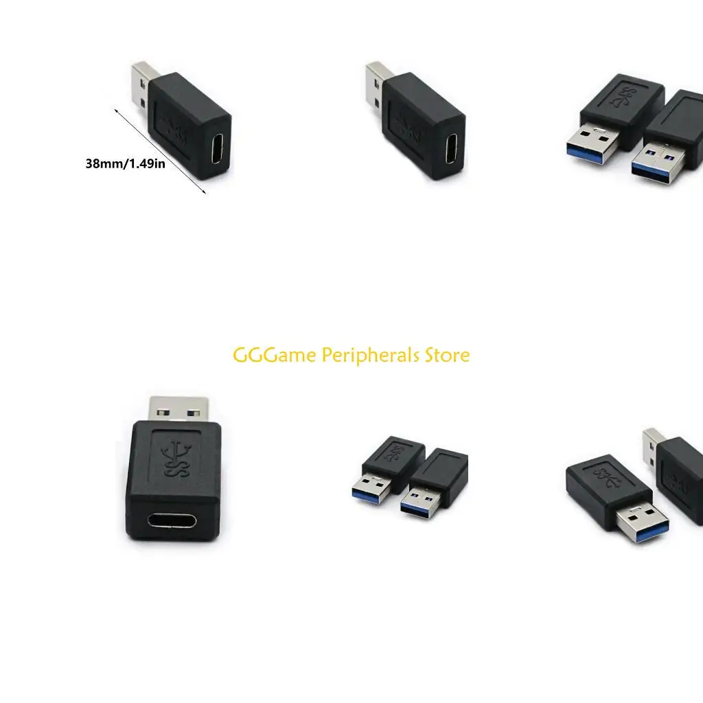 محول U55B USB3.0 ذكر إلى النوع C أنثى يوفر مزامنة بيانات سريعة وشحن 5 جيجابت في الثانية 5V3A