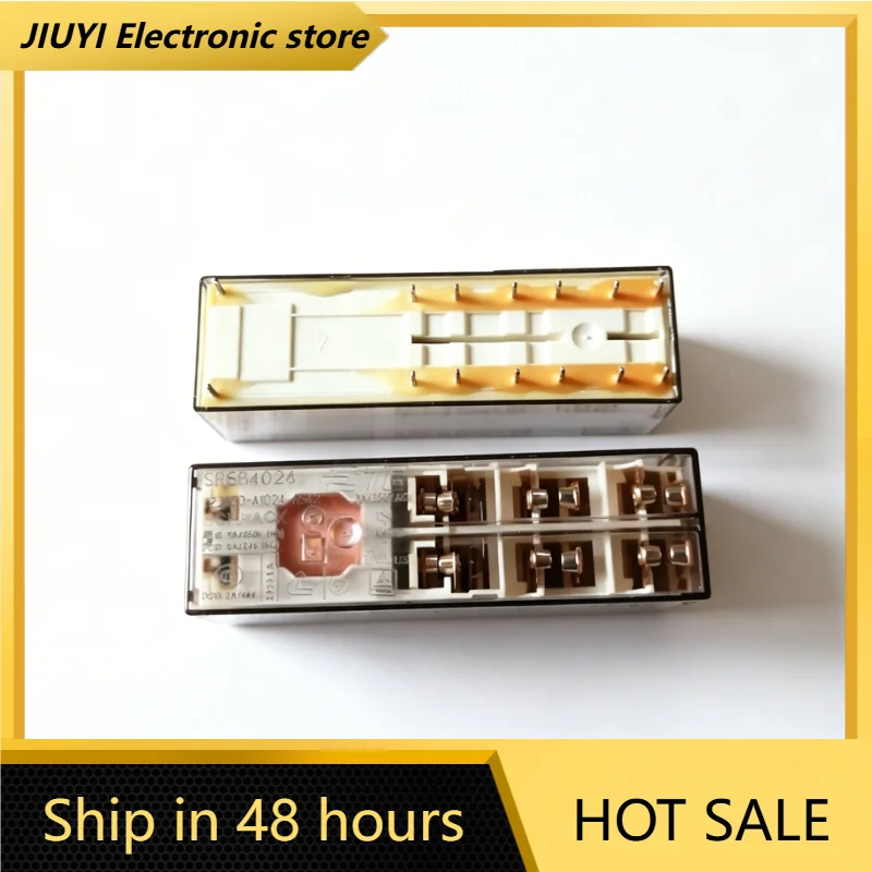 SR6B4024 V23050-A1024-A542 24VDC Force-Guided Safety Relay 14Pin 8A 4NO+2NC For Elevator MC2 Mainboard Industrial Safety Control