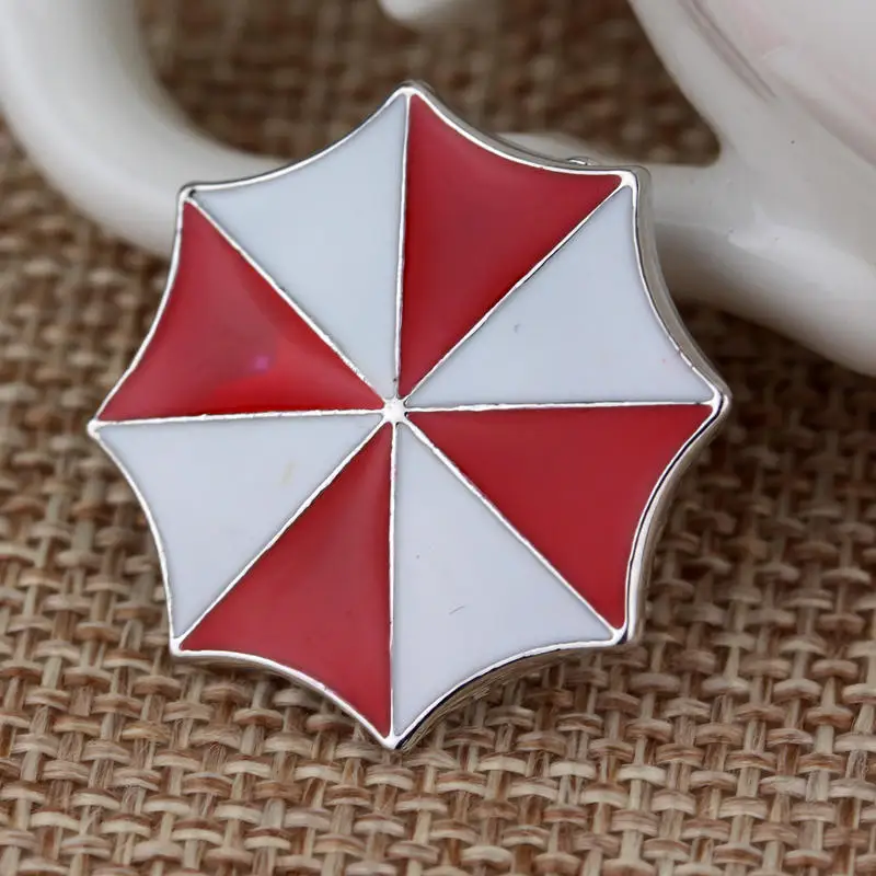 Car Keychain Residents Evils Key Chain Toy Umbrella Corporation Symbol Chaveiro Sublimation Blank Keyring Adornment Gifts