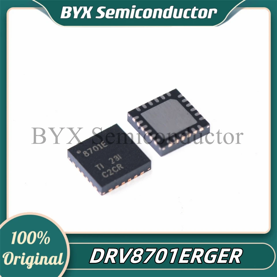 DRV8701ERGER DRV8701 Package: VQFN-24 brushed DC motor drive chip 45V 100% original and authentic