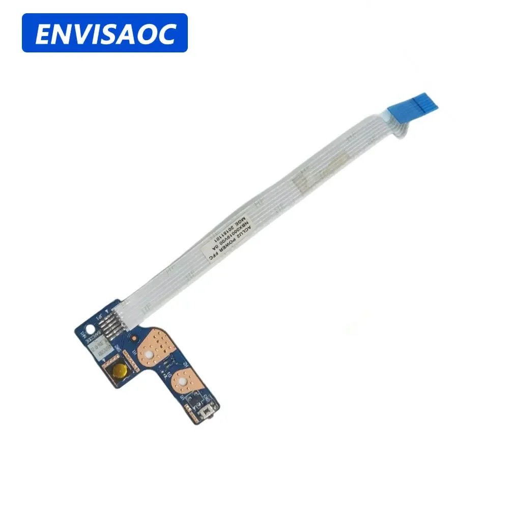 Pour Lenovo d'urgence aPad 300-14 300-14ISK 300-14IBR Ordinateur Portable Bouton D'alimentation conseil avec câble interrupteur Réparation Accessoires NS-A481 NS-A473