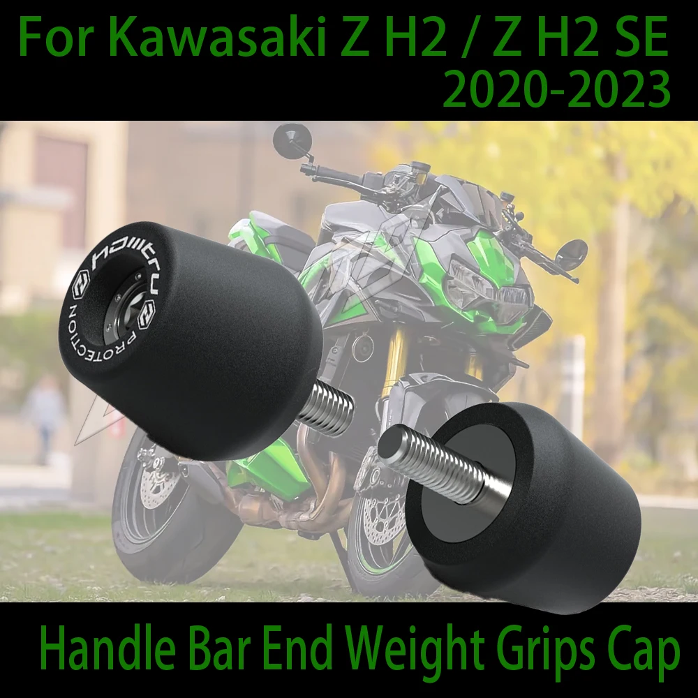

For Kawasaki Z H2 Z H2 SE 2020-2022 2023 Motorcycle Accessories shock absorber handle slider Handle Bar End Weight Grips Cap