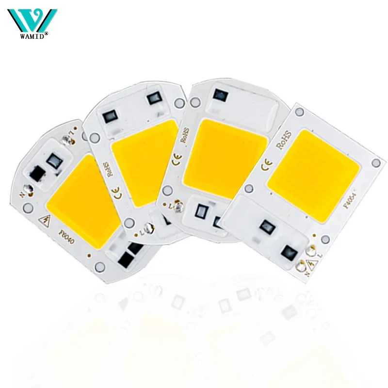 

10W 20W 30W 50W AC 110V 220V COB Module LED Chip Diodes Lamp Bulb for Outdoor Focus Spotlight Garden Integrated Light Beads