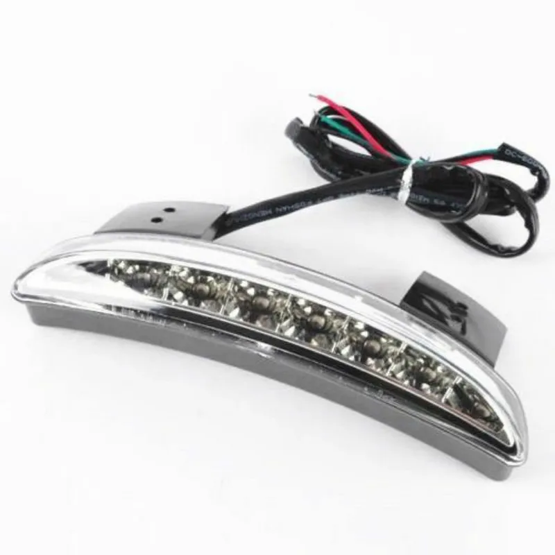 Rear Chopped Fender Edge LED Tail Light For Harley Sportster XL 883 1200 72 48