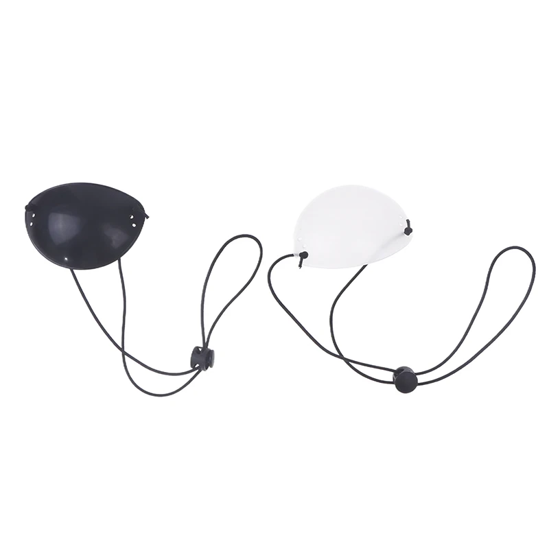 1Pc Children's Monocular Eye Goggle Patch Translucent Black Single Eye Protect Correction Amblyopia Blindfold One Eye Strabismus